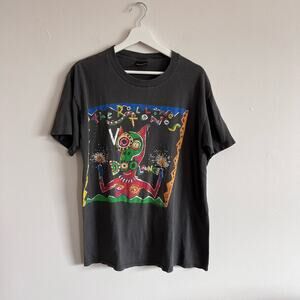 VINTAGE Rolling Stones Voodoo Lounge T994 T-Shirt Mens Large Brockum
